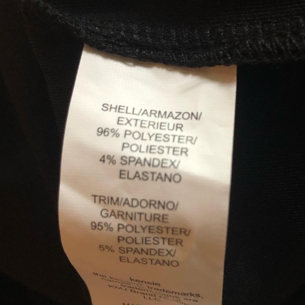 Kensie black crepe dress NWT - Picture 6 of 6